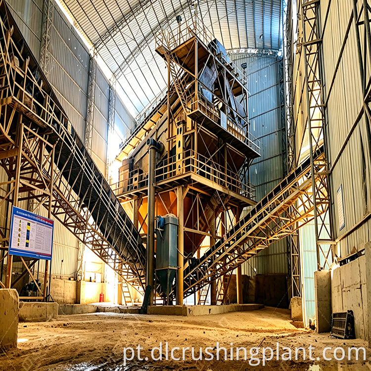 sistema de produção de areia com rotor duplo twin-rotor sand making system